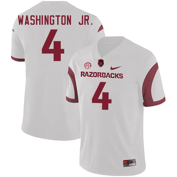 #4 Mike Washington Jr. Arkansas Jersey,Arkansas Razorbacks College Football Jerseys Stitched-Retro W  #4 Mike Washington Jr. Arkansas Jersey,Arkansas Razorbacks College Football Jerseys Stitched-Retro W